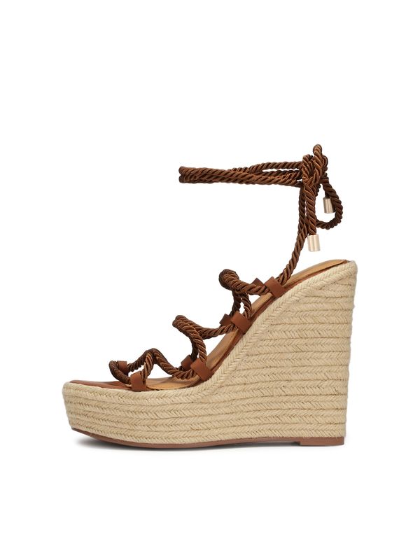 Kazar Kazar Sandale  tamno smeđa