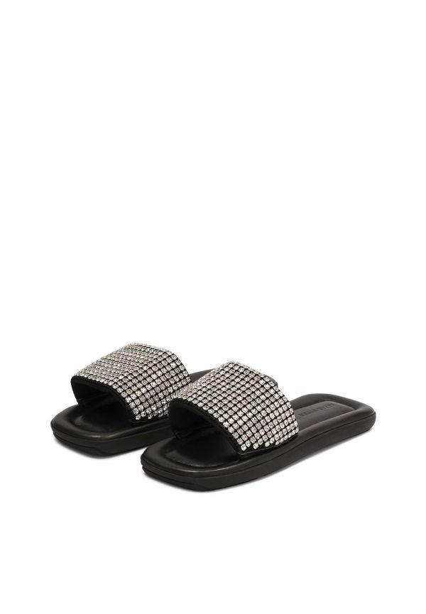 Kazar Studio Kazar Studio Natikače s potpeticom  crna / srebro