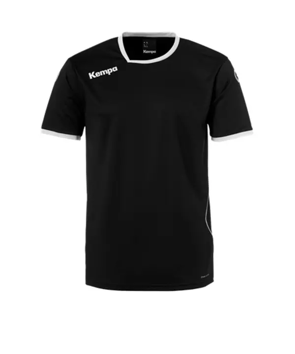 KEMPA KEMPA Tehnička sportska majica  crna / bijela