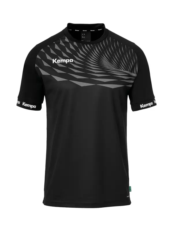 KEMPA KEMPA Tehnička sportska majica  siva melange / crna / bijela