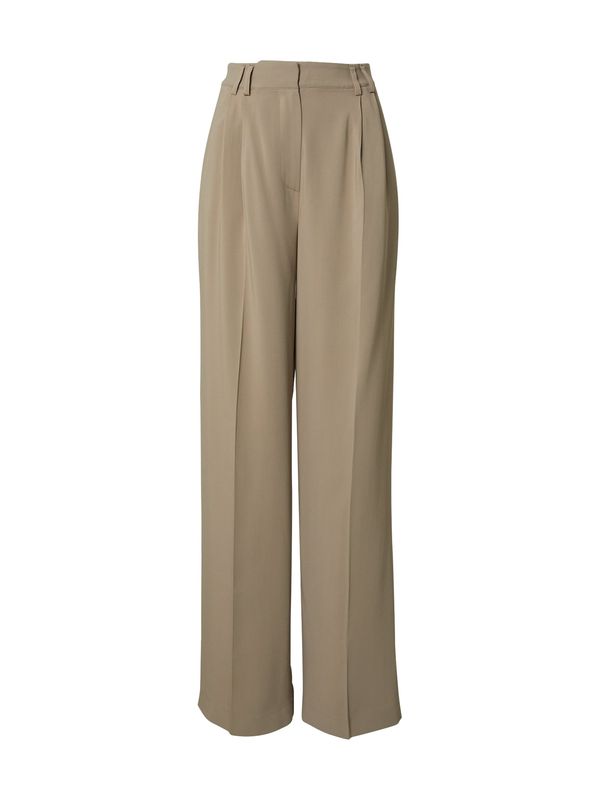 Kendall for ABOUT YOU Kendall for ABOUT YOU Hlače s naborima 'Ruby'  maslinasta