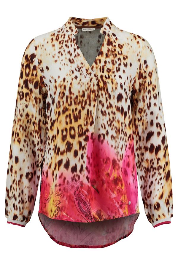 Key Largo Key Largo Bluza 'Flavour'  bež / smeđa / roza