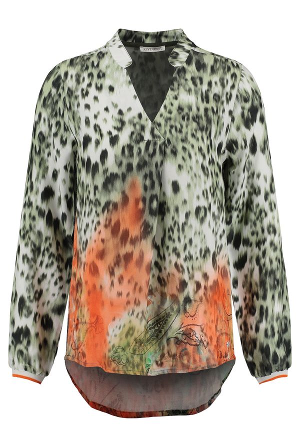 Key Largo Key Largo Bluza 'Flavour'  kaki / narančasta / crna