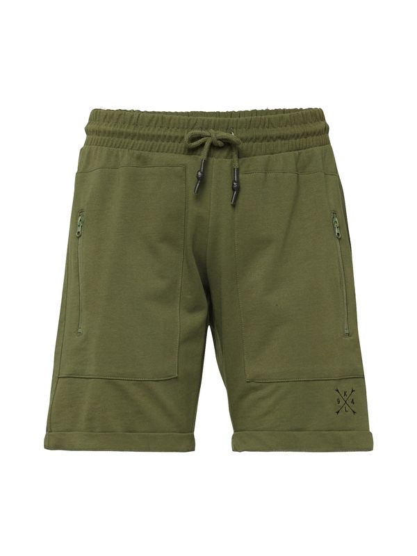 Key Largo Key Largo Hlače 'Lake'  maslinasta / crna