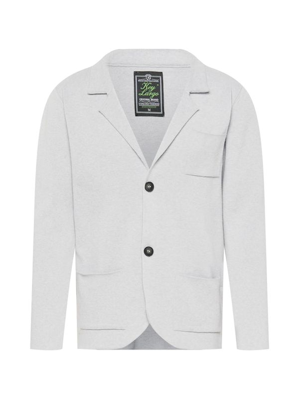 Key Largo Key Largo Kardigan 'JAN'  svijetlosiva