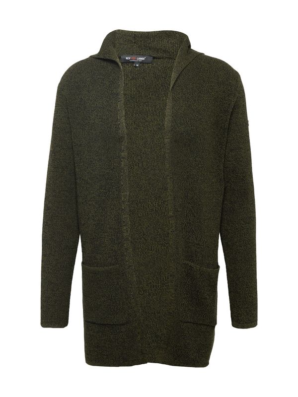 Key Largo Key Largo Kardigan 'RIVER'  maslinasta