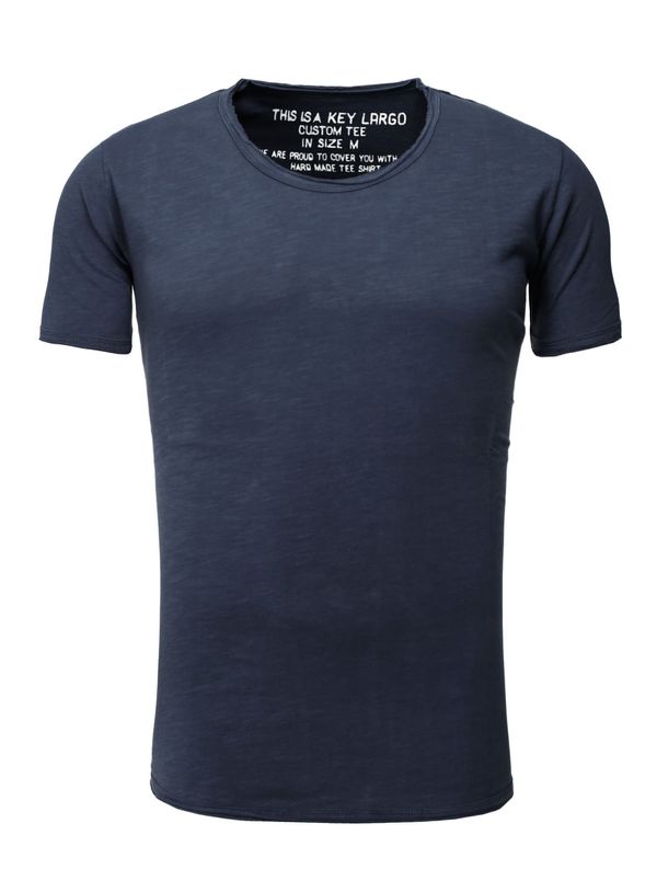 Key Largo Key Largo Majica 'BREAD'  mornarsko plava