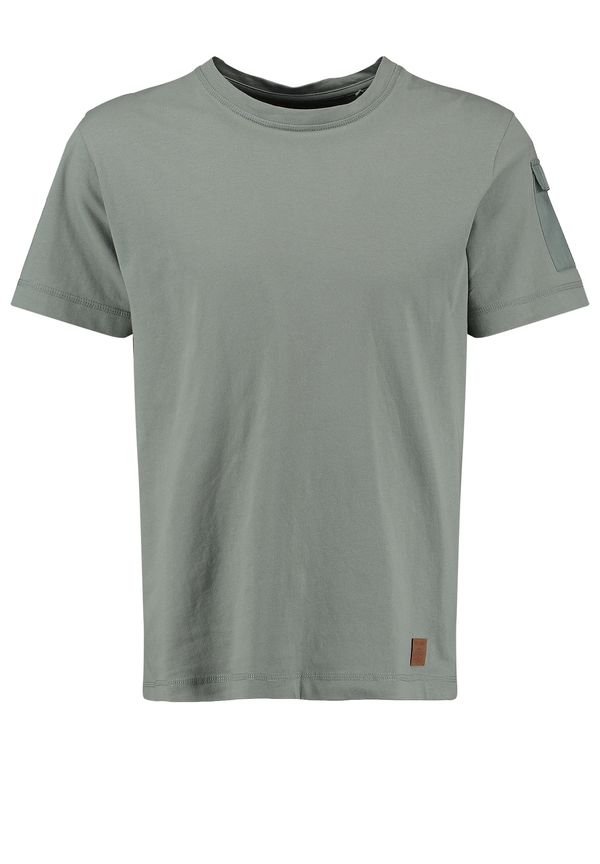 Key Largo Key Largo Majica 'Cover'  pastelno zelena / prljavo bijela