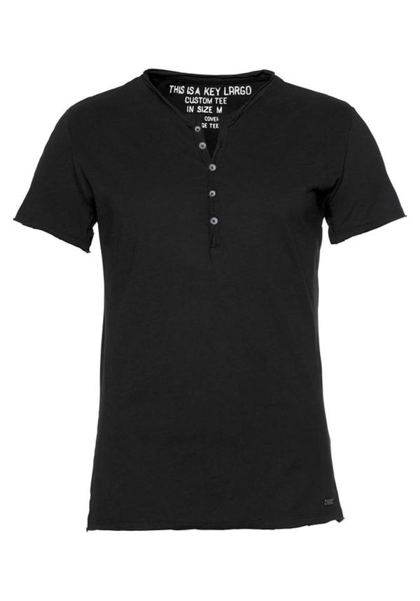 Key Largo Key Largo Majica 'Lemonade'  crna