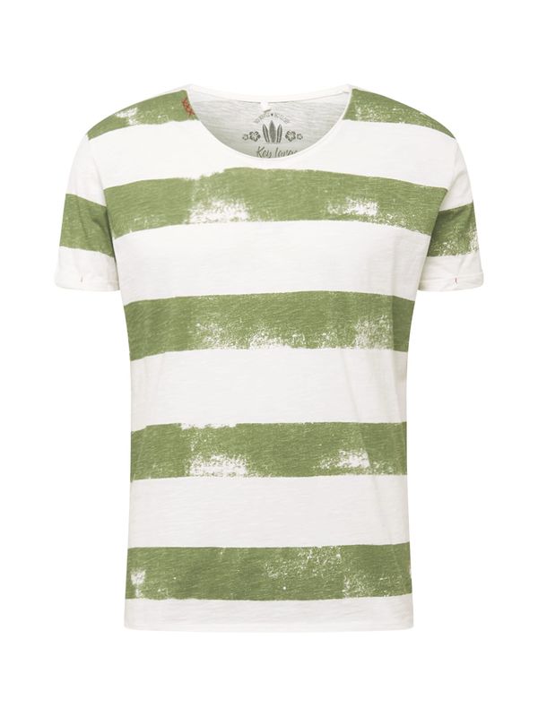 Key Largo Key Largo Majica 'MT AIRFLIGHT'  kaki / prljavo bijela