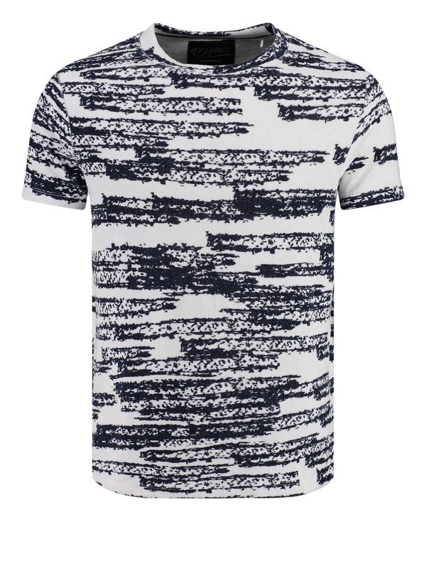 Key Largo Key Largo Majica 'MT LUKE'  siva / crna / bijela