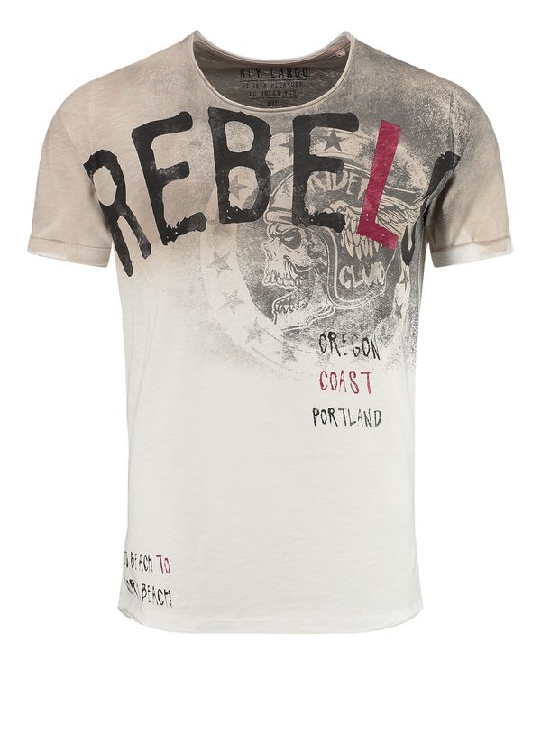 Key Largo Key Largo Majica 'MT PORTLAND'  pijesak