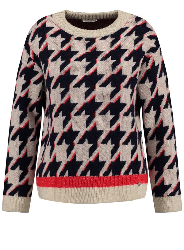 Key Largo Key Largo Pulover  bež / crvena / crna