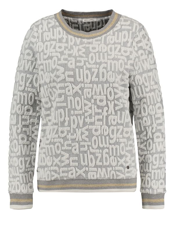 Key Largo Key Largo Pulover 'BUBBLE'  zlatna / siva / svijetlosiva