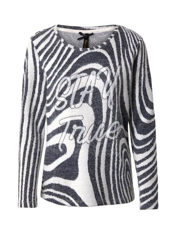 Key Largo Key Largo Pulover  mornarsko plava / srebro / bijela