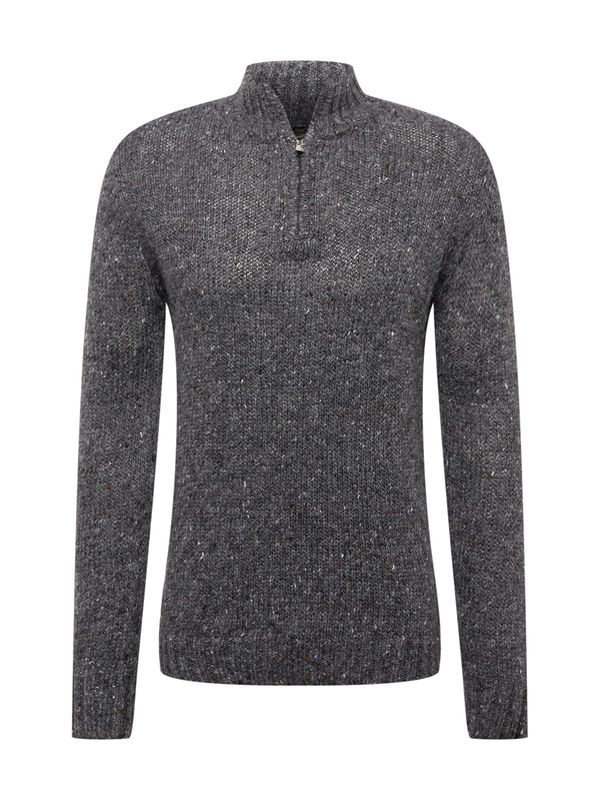 Key Largo Key Largo Pulover 'SMITH'  bež / antracit siva