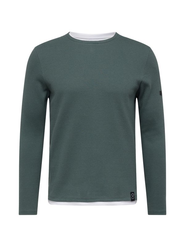 Key Largo Key Largo Pulover 'STEFANO'  tamno zelena / bijela