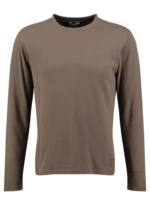 Key Largo Key Largo Sweater majica 'Daily'  smeđa