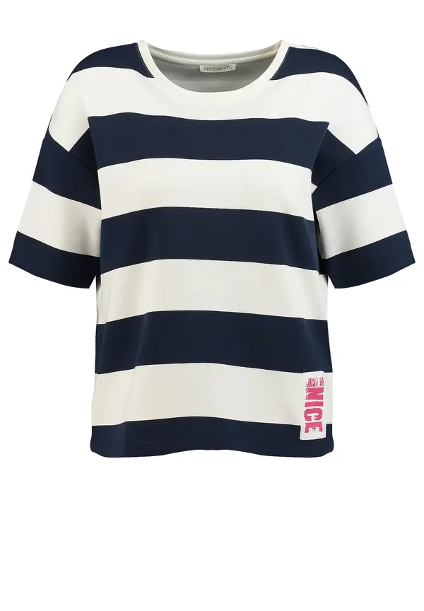 Key Largo Key Largo Sweater majica 'Newport'  mornarsko plava / bijela