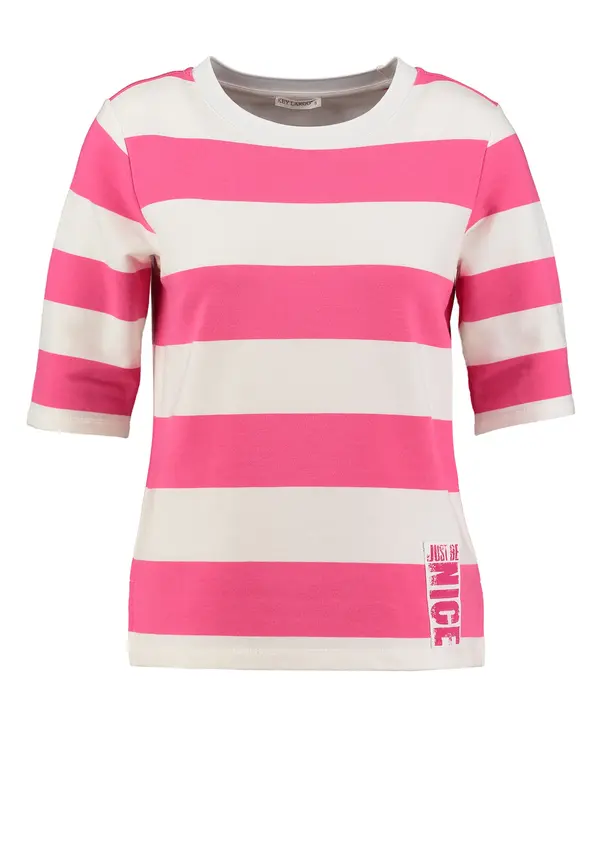 Key Largo Key Largo Sweater majica 'Newport'  roza / prljavo bijela