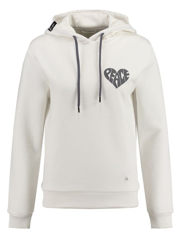 Key Largo Key Largo Sweater majica ' PEACE '  ecru/prljavo bijela / crna
