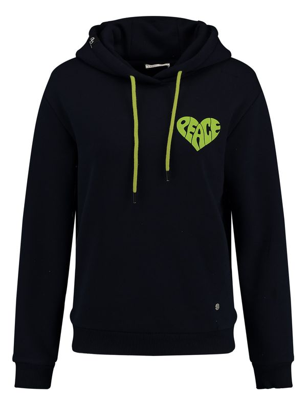 Key Largo Key Largo Sweater majica 'PEACE'  mornarsko plava / zelena