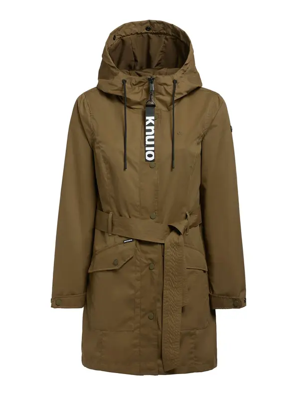 khujo khujo Lagana parka 'LAUREN4'  maslinasta / crna / bijela