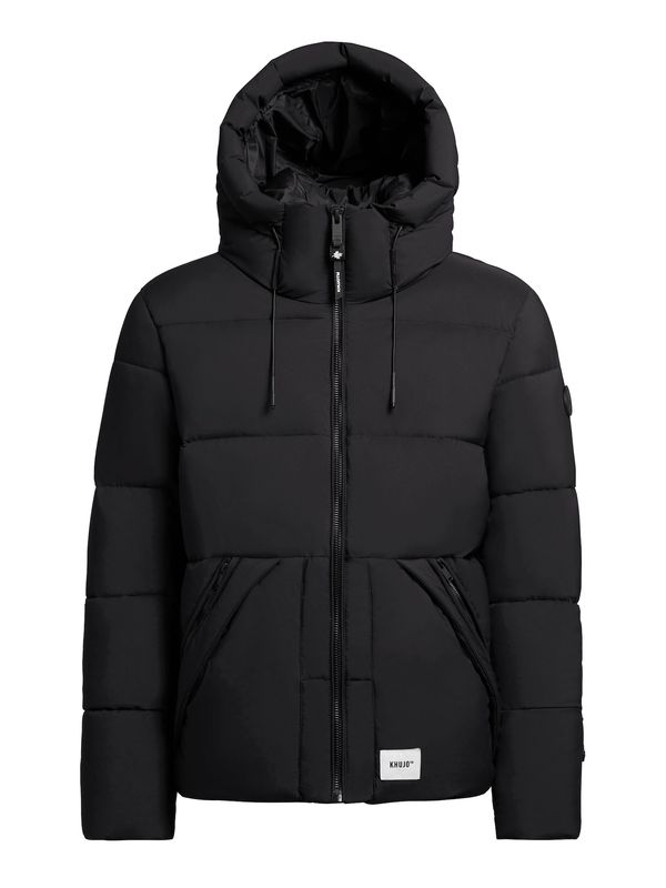 khujo khujo Zimska jakna 'Bela'  crna / bijela