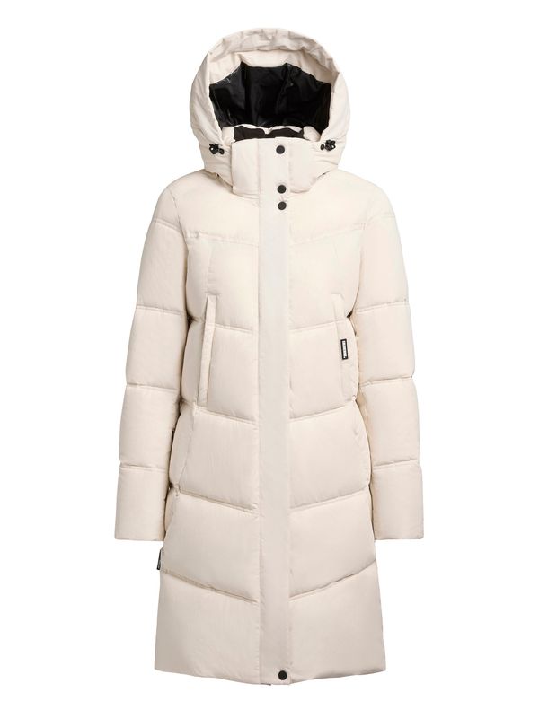 khujo khujo Zimska jakna ' GRAYA '  boja pijeska / prljavo bijela