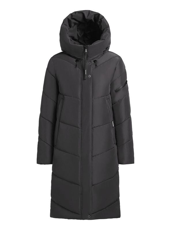 khujo khujo Zimska jakna ' JANGE '  tamo siva