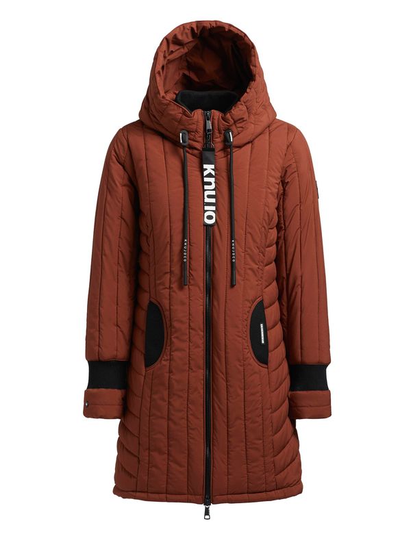 khujo khujo Zimska jakna 'Jerry Prime7'  hrđavo smeđa / crna / bijela