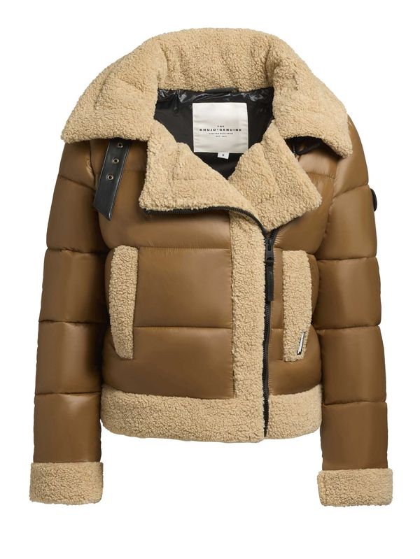 khujo khujo Zimska jakna 'Nessie'  svijetlobež / smeđa