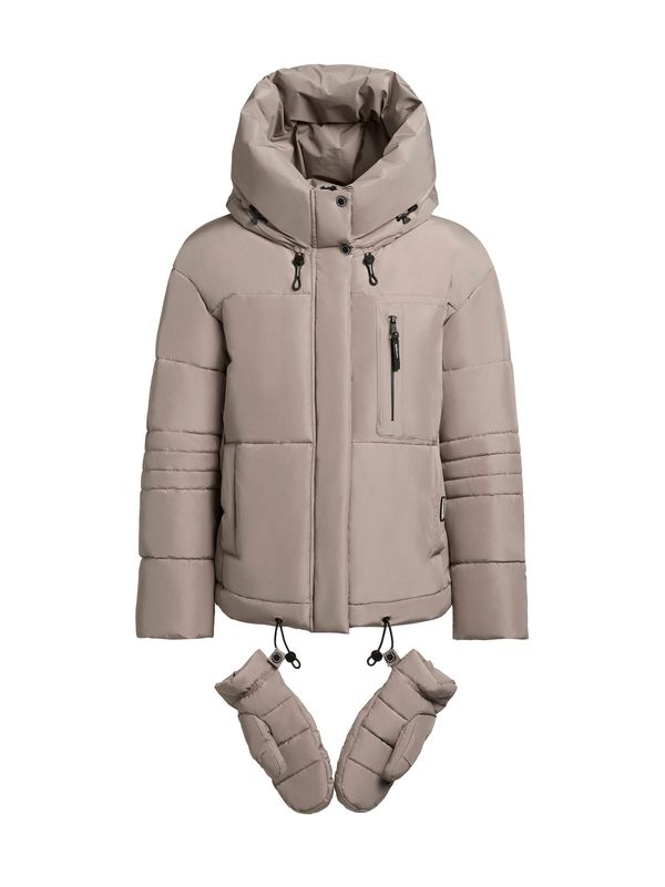 khujo khujo Zimska jakna ' PEEKE '  bež / bež siva