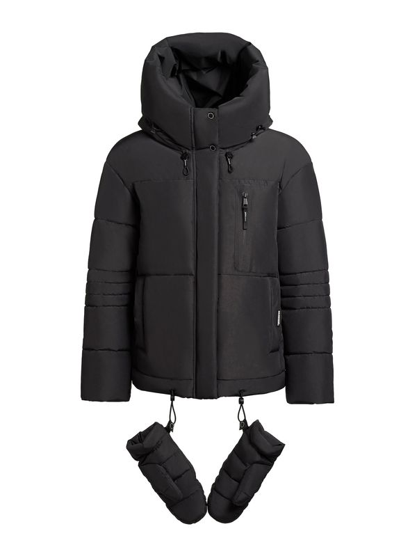 khujo khujo Zimska jakna ' PEEKE '  tamo siva