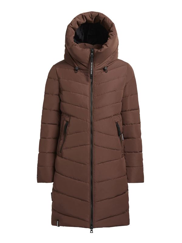 khujo khujo Zimska jakna ' PLUZ '  smeđa