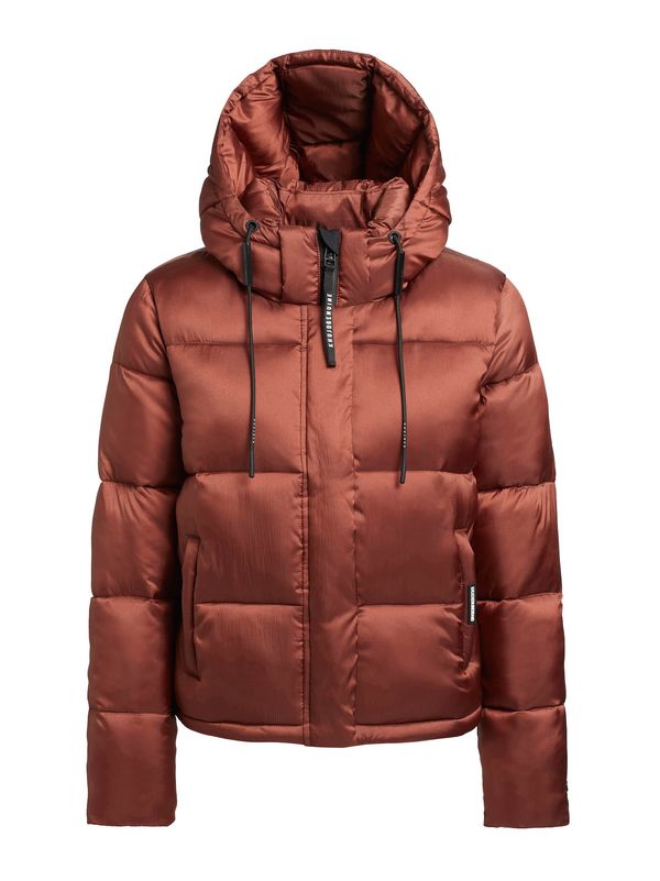 khujo khujo Zimska jakna ' STINE '  hrđavo smeđa / crna