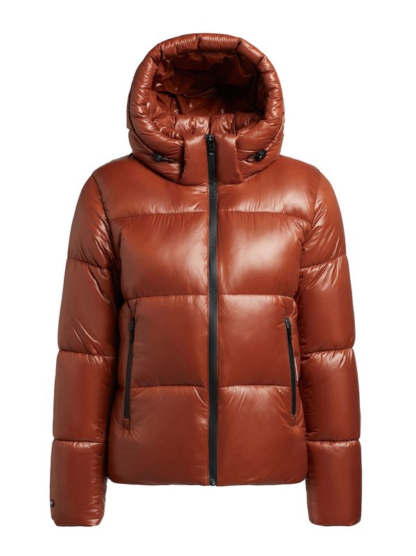 khujo khujo Zimska jakna 'VALEA SHINY'  hrđavo smeđa