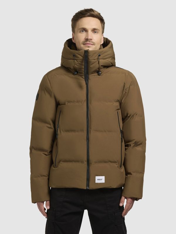 khujo khujo Zimska jakna 'WESH'  kaki / crna