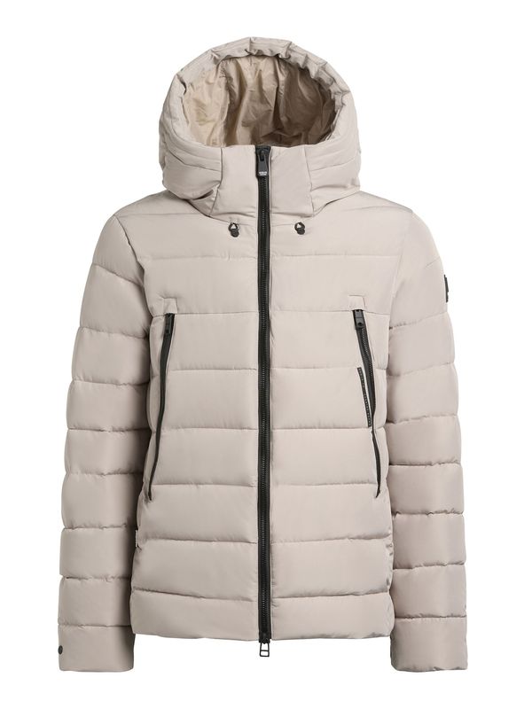 khujo khujo Zimska jakna 'WOU'  bež siva / crna