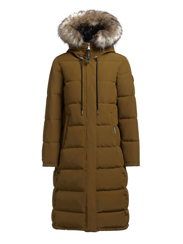 khujo khujo Zimski kaput ' DEGI '  srebrno siva / maslinasta / crna