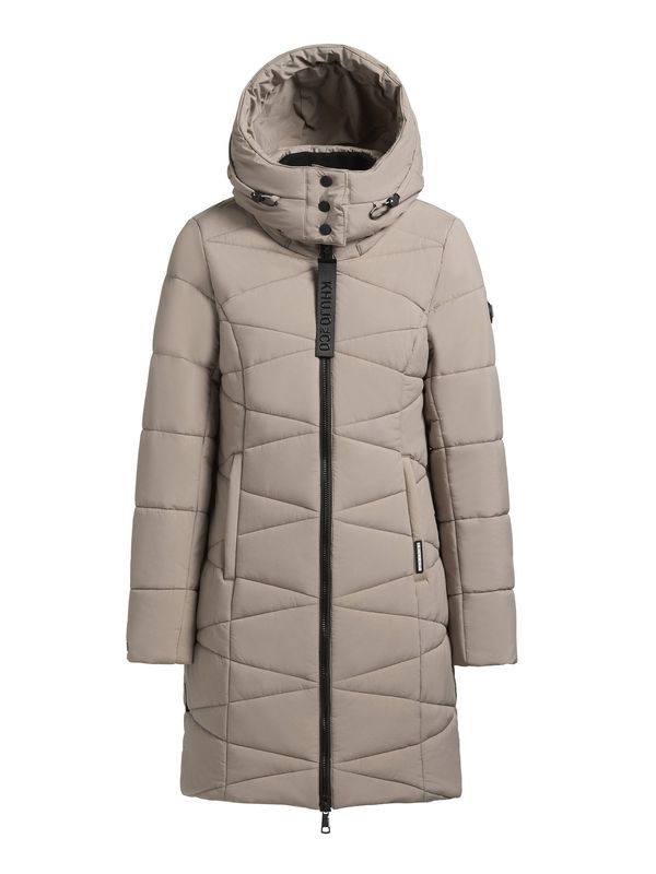 khujo khujo Zimski kaput 'FITT3'  bež / crna