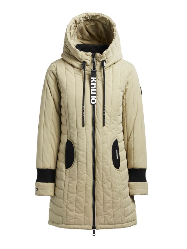 khujo khujo Zimski kaput 'Jerry Prime 7'  šampanjac / crna