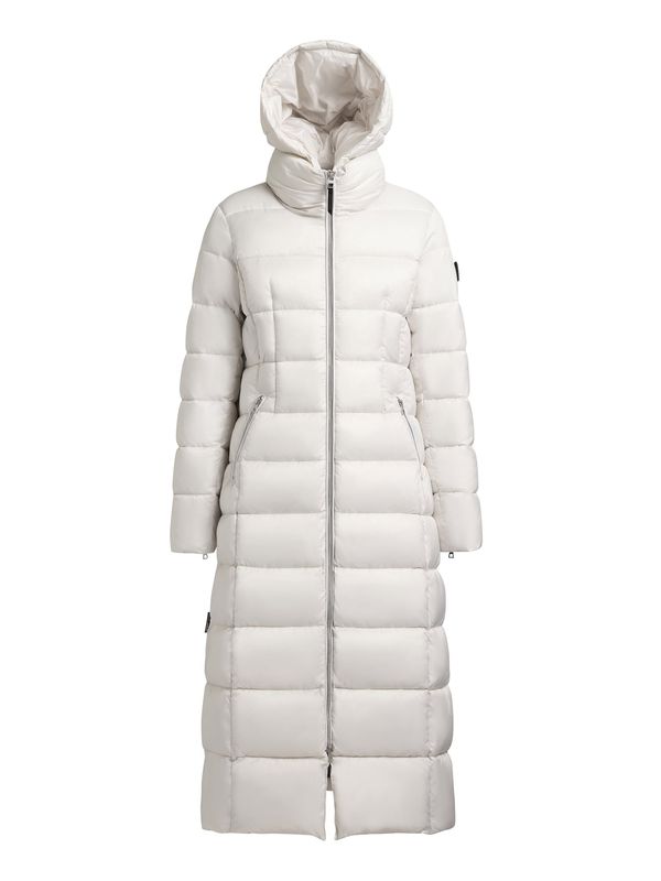 khujo khujo Zimski kaput 'MALEE '  crna / bijela