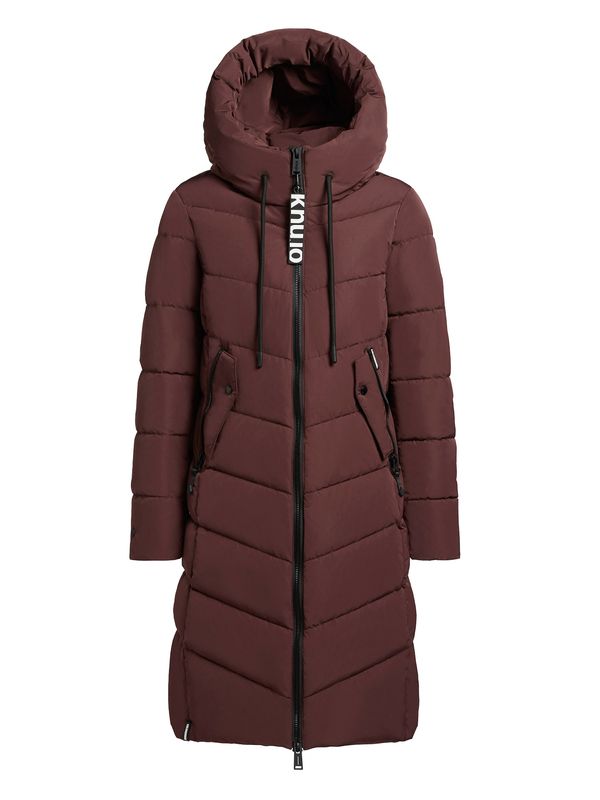 khujo khujo Zimski kaput 'Mikia'  boja vina / crna / bijela