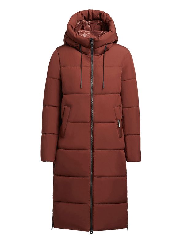 khujo khujo Zimski kaput 'Miri'  hrđavo smeđa / crna / bijela