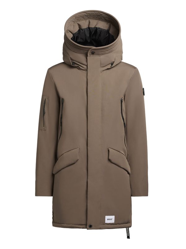 khujo khujo Zimski kaput  sepija / crna