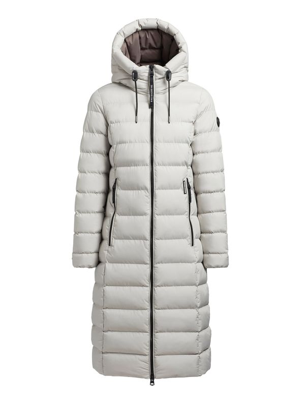 khujo khujo Zimski kaput 'Simmie'  svijetlosiva / crna