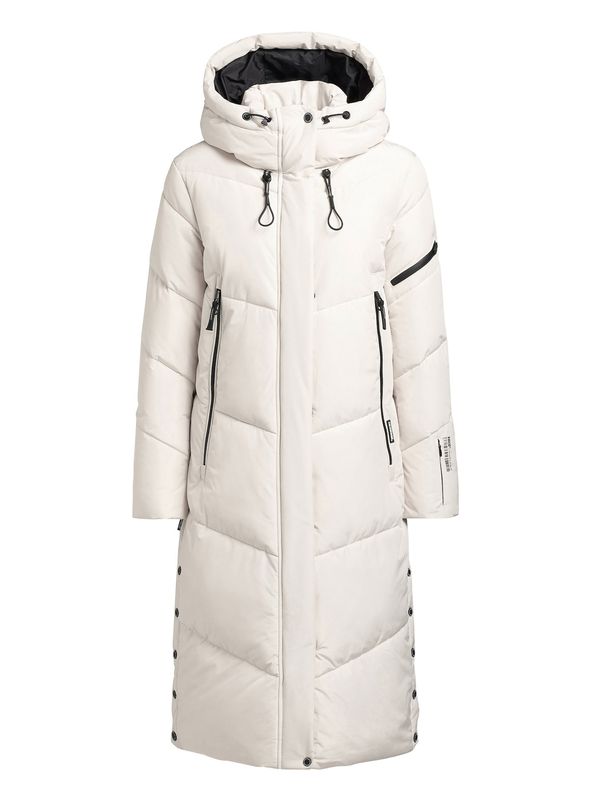 khujo khujo Zimski kaput 'Sonje4'  crna / prljavo bijela