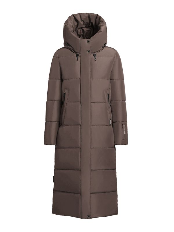 khujo khujo Zimski kaput ' SOULANI4 '  smeđa / taupe siva