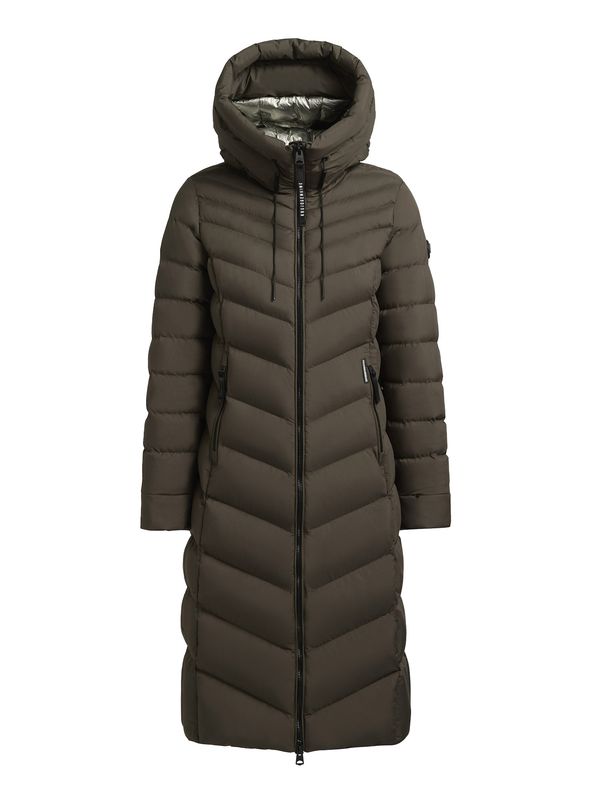 khujo khujo Zimski kaput ' STOANE '  zelena / crna